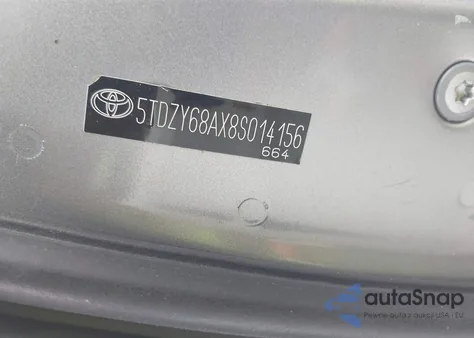 2008 Toyota Sequoia Limited 5.7L V8 from USA, damaged, VIN 5TDZY68AX8S014156